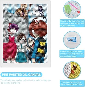 Amazon | Lisianthusゲゲゲの鬼太郎 (60) ダイヤモンドペインティング